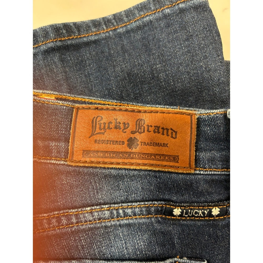 Lucky Brand Sofia Boot Jeans‎ Dark Wash Bootcut Denim 8/29 Regular Classic Y2K